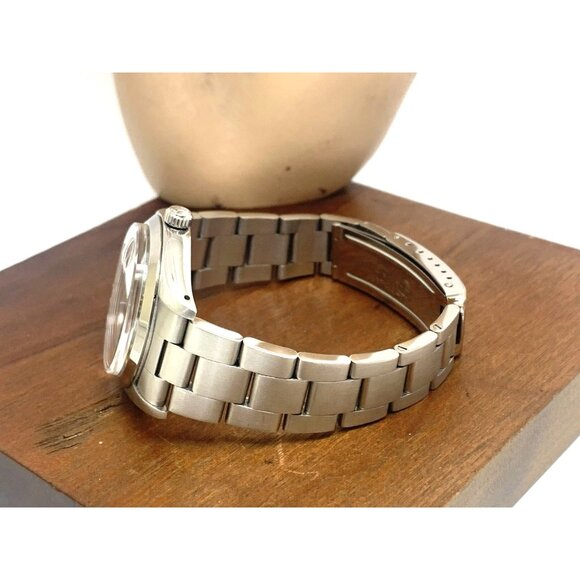 Rolex OysterDate Men's Watch 6694 Swiss Mechanical 70S Stella Green Lacquer Dial - Picture 11 of 16